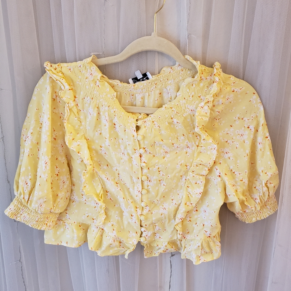 Sabo floral crop top